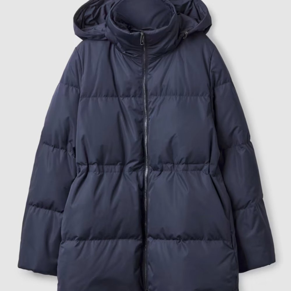 COS Drawstring Women's Redown Puffer Jacket NWOT